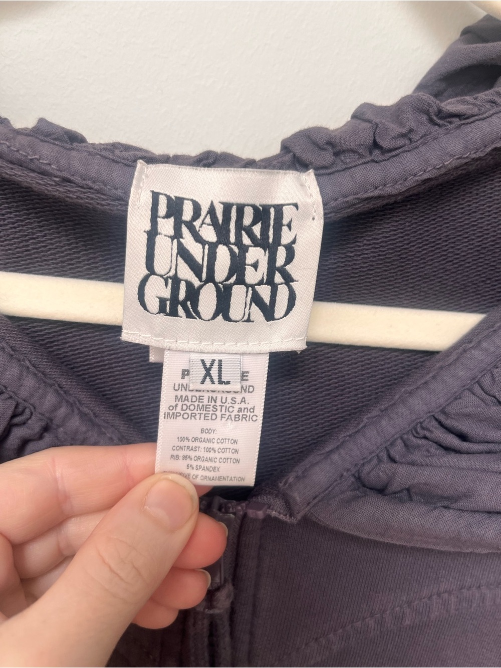 Prairie Underground Long Cloak Hoodie XL - Picture 3 of 8